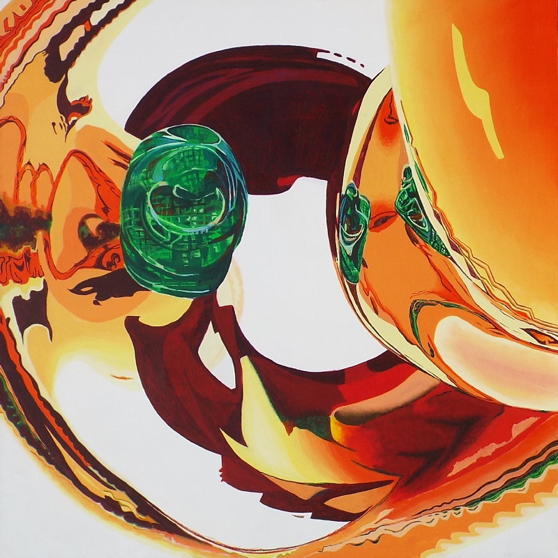 Contemporary art, abstract painting by Wigan Artist Piers Bishop.