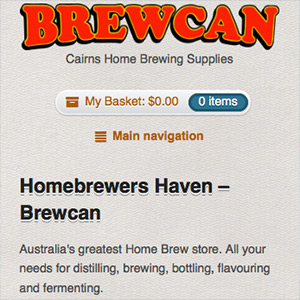 Brewcan mobile view