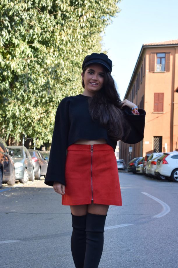 Botas mosqueteras de licra y gorra - Pink Lovely