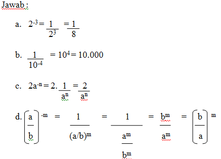 Bilangan bulat positif dan bilangan bulat negatif. Pangkat Bulat Negatif Dan Nol Pintar Dengan Matematika