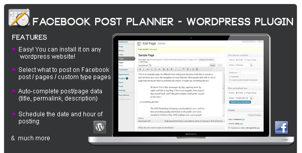 You can publish your posts to facebook as simple text message, text . 15 Must Have Premium WordPress Facebook Plugins