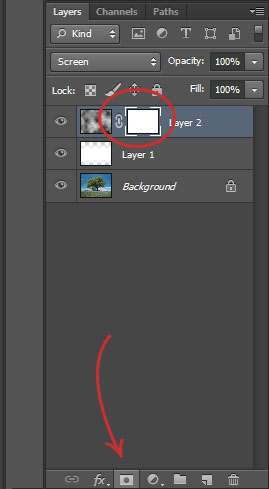 как нарисовать туман в фотошопе