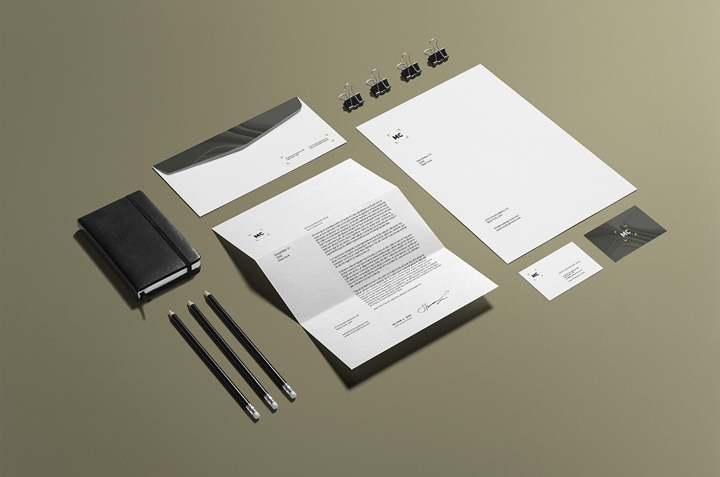 It is a photoshop mockup, so it is simple to edit with smart layers. Business Stationery Free Mockups