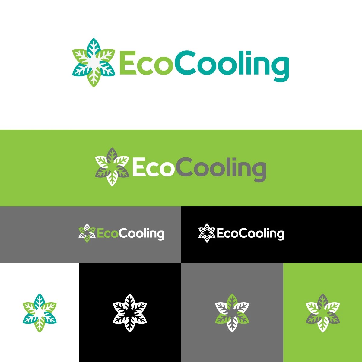 ECE EcoCooling Oy Identity | Pixelbuffer Illustration & Design