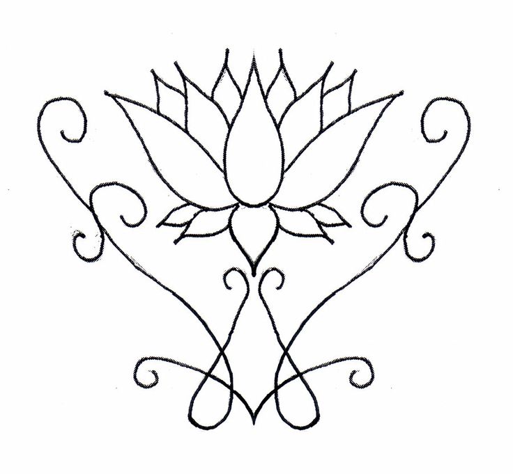 Simple Lotus Flower Tattoo Designs Free Image Download 681_x_736_jpg