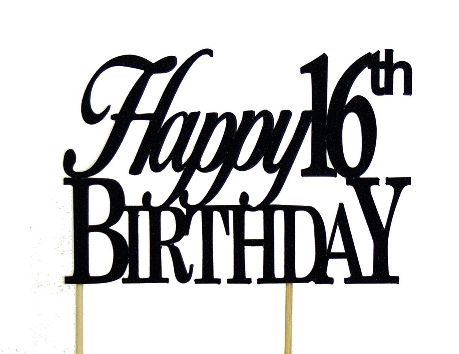 Eps file for adobe illustrator, inkspace, corel draw and more. Happy 16th Birthday Topper Cheap Online Shopping