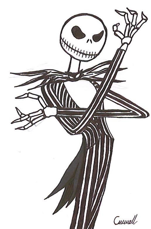 In this halloween episode, i show you how to draw jack skellington from the nightmare before christmas by tim burton. Jack Skeleton Drawings Free Image Download