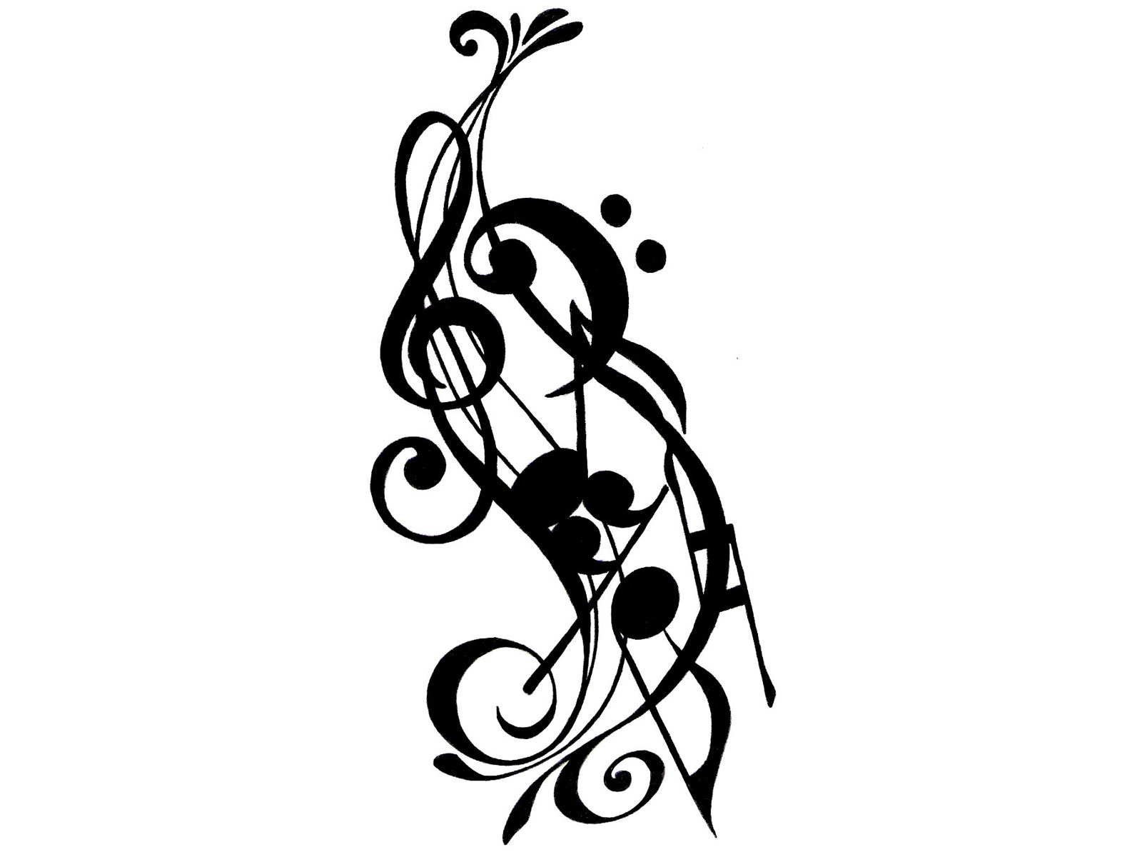 Drawing Of Music Note Tattoo Designs Free Image Download 1200_x_1600_jpg