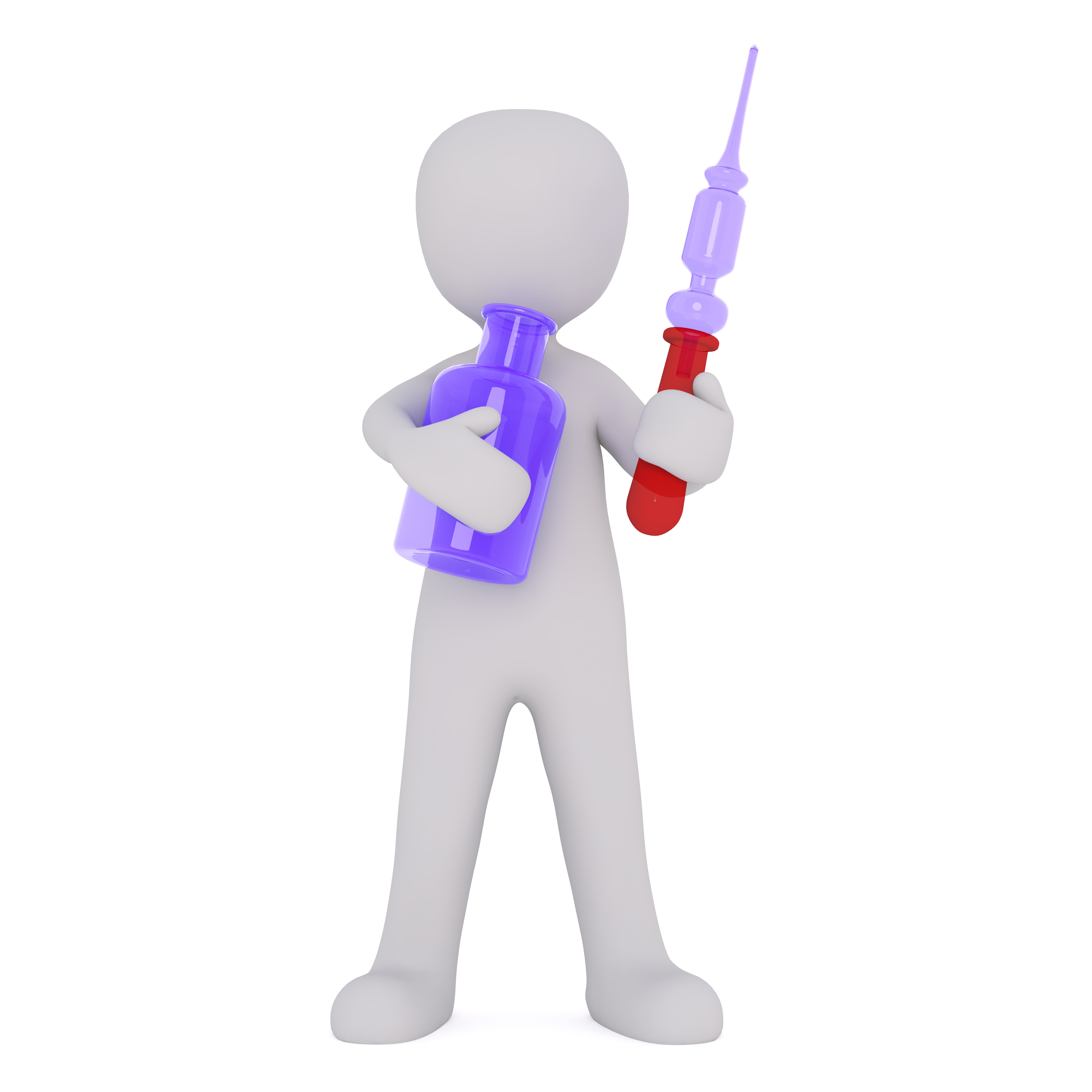 Pharmacist Medical Syringe 3d Drawing Free Image Download