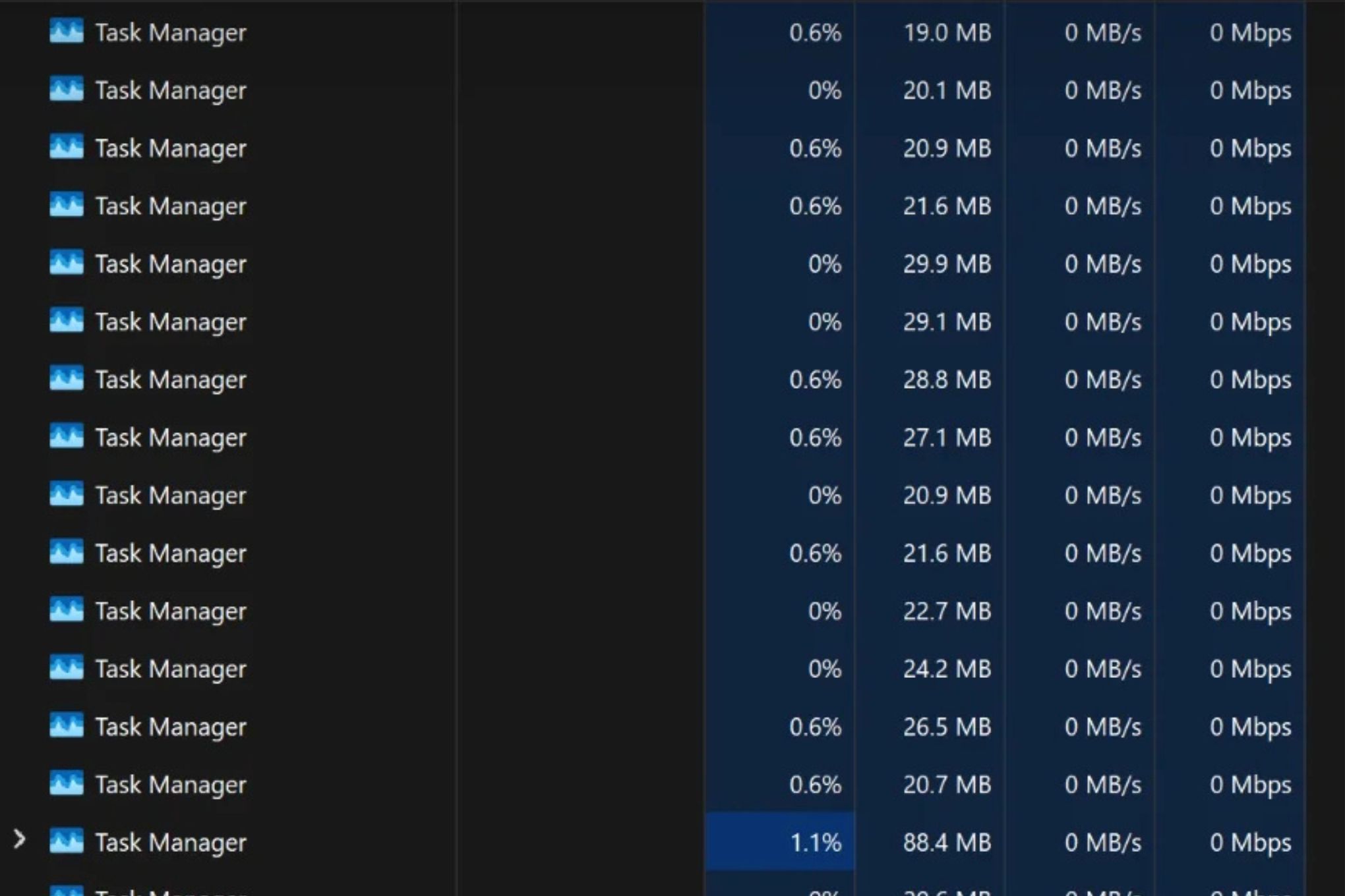 A bizarre Windows 11 bug duplicates Task Manager instead of closing it