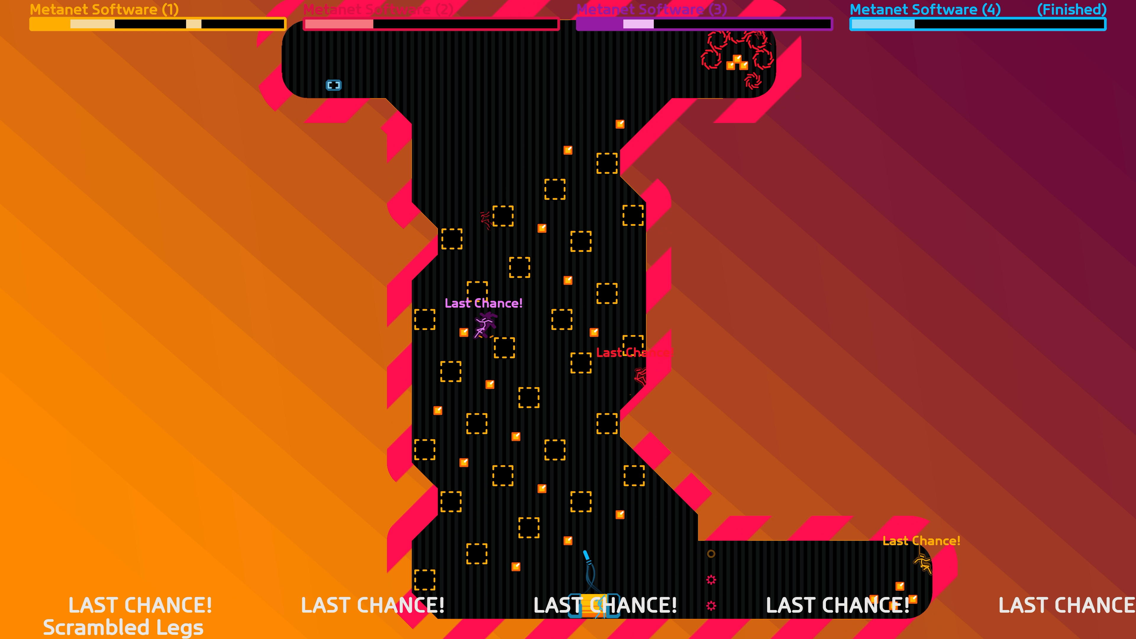 More than a decade later, the team behind N++ is back with a multiplayer sequel