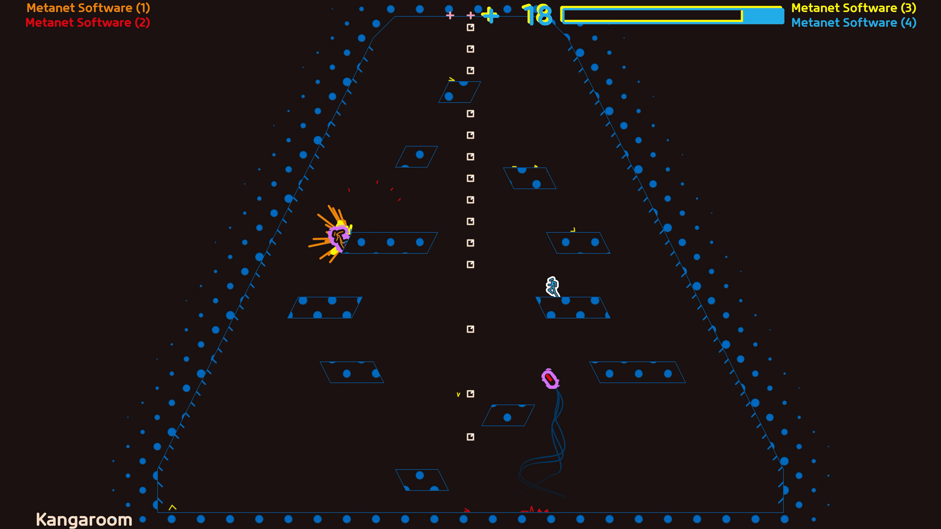 More than a decade later, the team behind N++ is back with a multiplayer sequelBack in 2015, the two-person studio Metanet released N++, a brutally hard 2D platformer that was a decade in the making, building off of previous releases dating back to the freeware Flash title N. At the time, cofounder Raigan Burns issued some famous last words: “We hope it’s not another 10 years before we come up with a game.” But now here we are, more than a decade later, and N is getting another sequel. And this time the focus is on multiplayer.The new game is called, absurdly, N Plus Infinity Times Two. Whereas N++ was meant to be the ultimate single-player version of the N concept, this game is described as “the ultimate virtual couch party game with a low skill floor and no skill ceiling.” That means the same slick, acrobatic platforming action and gorgeous graphic design-inspired visuals, but now built around playing competitively or cooperatively with pals across a handful of different modes. It’s launching on the PS5, Xbox, Switch 2, and PC at some point in 2027.The duo at Metanet was up to a few different things over the last 11 years. In addition to uprooting from Toronto to Montreal, they’ve been prototyping ideas for a few potentially bigger projects, and last year released a 10-year anniversary update for N++. But then, “We started getting the ‘let’s take another crack at it’ bug in 2022,” Burns tells The Verge.The studio operates in an unusual way, at least compared to most of the game industry. Despite having two hits in N+ and N++, Metanet hasn’t grown or scaled up in any way. And the reason comes down to the way they make games: It simply takes a lot of time to find a game idea that’s worth pursuing as a commercial project. “We’ve resisted doing something that would compromise our ability to keep iterating and prototyping until something good shows up,” says Burns.“It’s important to feel that magic,” cofounder Mare Sheppard adds. “That’s what’s compelling about making games. That’s when we know that we’re doing it in a way that’s right for us.” Burns has a clear analogy for how they work: “We like being in a band. That’s fun. Being in a lot of meetings and doing a lot of managing: not fun.” This philosophy seems especially prescient given the state of the games industry, where even the biggest hits operate in a way that’s clearly unsustainable.“We like being in a band. That’s fun. Being in a lot of meetings and doing a lot of managing: not fun.”In the case of N Plus Infinity Times Two — unfortunately I can’t think of a good way to shorten that title — the spark came in part from watching how younger players interact with games. Even when they’re playing solo, kids are typically still chatting with friends on their phones, essentially turning everything into a multiplayer experience. Burns and Sheppard wanted to find a way to marry that idea with the couch co-op experiences they grew up on, which led to revisiting the N concept but with a multiplayer spin.The two describe making N++ as a grueling experience. If you think the game’s levels are hard, just imagine having to playtest them over and over. Part of the excitement about N Plus Infinity Times Two wasn’t just finding a spin on the formula that would be fun to play, but also to develop. “This one really feels like we’re having fun,” says Burns. “We’re really fluent in this one instrument. So now the fun challenge becomes playing new styles of music we’ve never played before, but with this thing we’re really comfortable with.”Image: Metanet SoftwareAs creative industries from games to Hollywood become increasingly homogenous, Burns also believes that there’s something important about doing work that’s distinct, even if it means revisiting a previous idea, like through the multiple versions of N. It’s similar to titles like Hades II and Silksong: indie-developed sequels that iterated a core concept, but with a fresh angle that made them more than a by-the-numbers follow-up. “Being yourself is more fun and exciting anyways,” Burns explains. “But I honestly think it’s more commercially viable to do something only you can do, because then you have no competition.”As for what’s next after N Plus Infinity Times Two, the pair obviously aren’t revealing anything just yet. There are a few bigger 3D game ideas kicking around, but those would necessitate some of that scaling up that the studio has so far avoided. What they won’t close the door on, however, is coming back to the idea of N again at some point in the future.“If we can do something that expresses something new, or lets us see things in a different way, or we get a different perspective on what this game is or how to play it, that’s exciting,” says Sheppard. “I think we no longer think this is definitively going to be the last one. We’ve abandoned that idea. It doesn’t have to be.”Follow topics and authors from this story to see more like this in your personalized homepage feed and to receive email updates.Andrew WebsterCloseAndrew WebsterSenior entertainment editorPosts from this author will be added to your daily email digest and your homepage feed.FollowFollowSee All by Andrew WebsterEntertainmentCloseEntertainmentPosts from this topic will be added to your daily email digest and your homepage feed.FollowFollowSee All EntertainmentGamingCloseGamingPosts from this topic will be added to your daily email digest and your homepage feed.FollowFollowSee All GamingInterviewCloseInterviewPosts from this topic will be added to your daily email digest and your homepage feed.FollowFollowSee All InterviewReportCloseReportPosts from this topic will be added to your daily email digest and your homepage feed.FollowFollowSee All Report#decade #team #multiplayer #sequelEntertainment,Gaming,Interview,Report