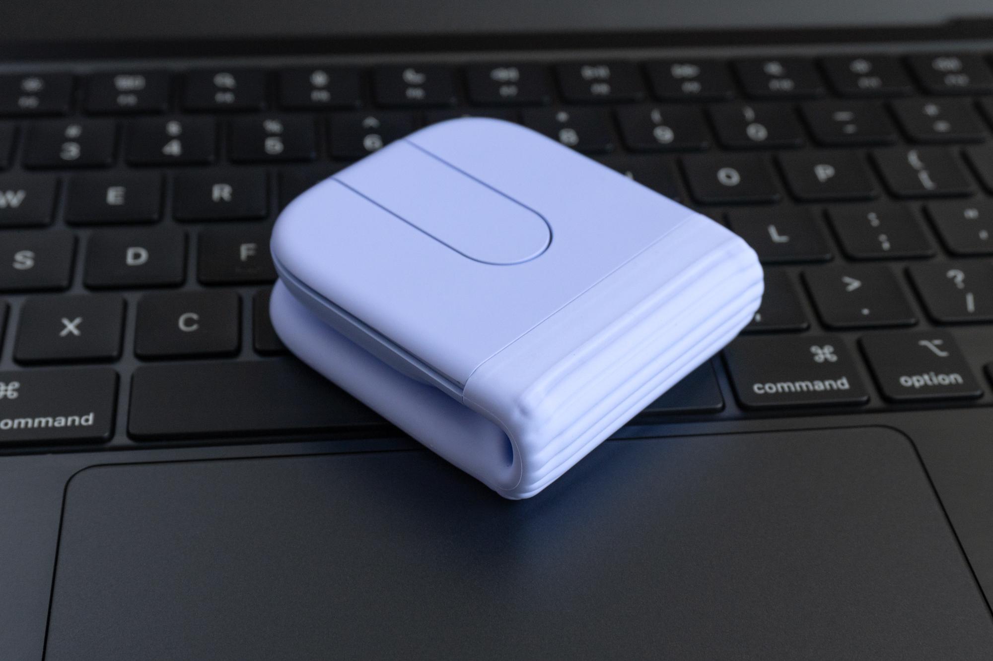 Logitech Mobi Fold folds for travel, charges fast