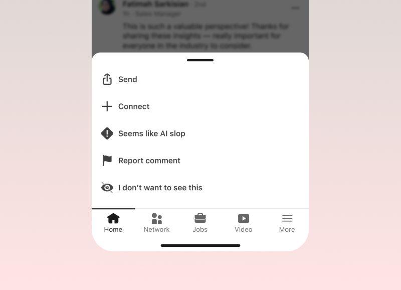 Over 1 million people have clicked LinkedIn’s AI slop button