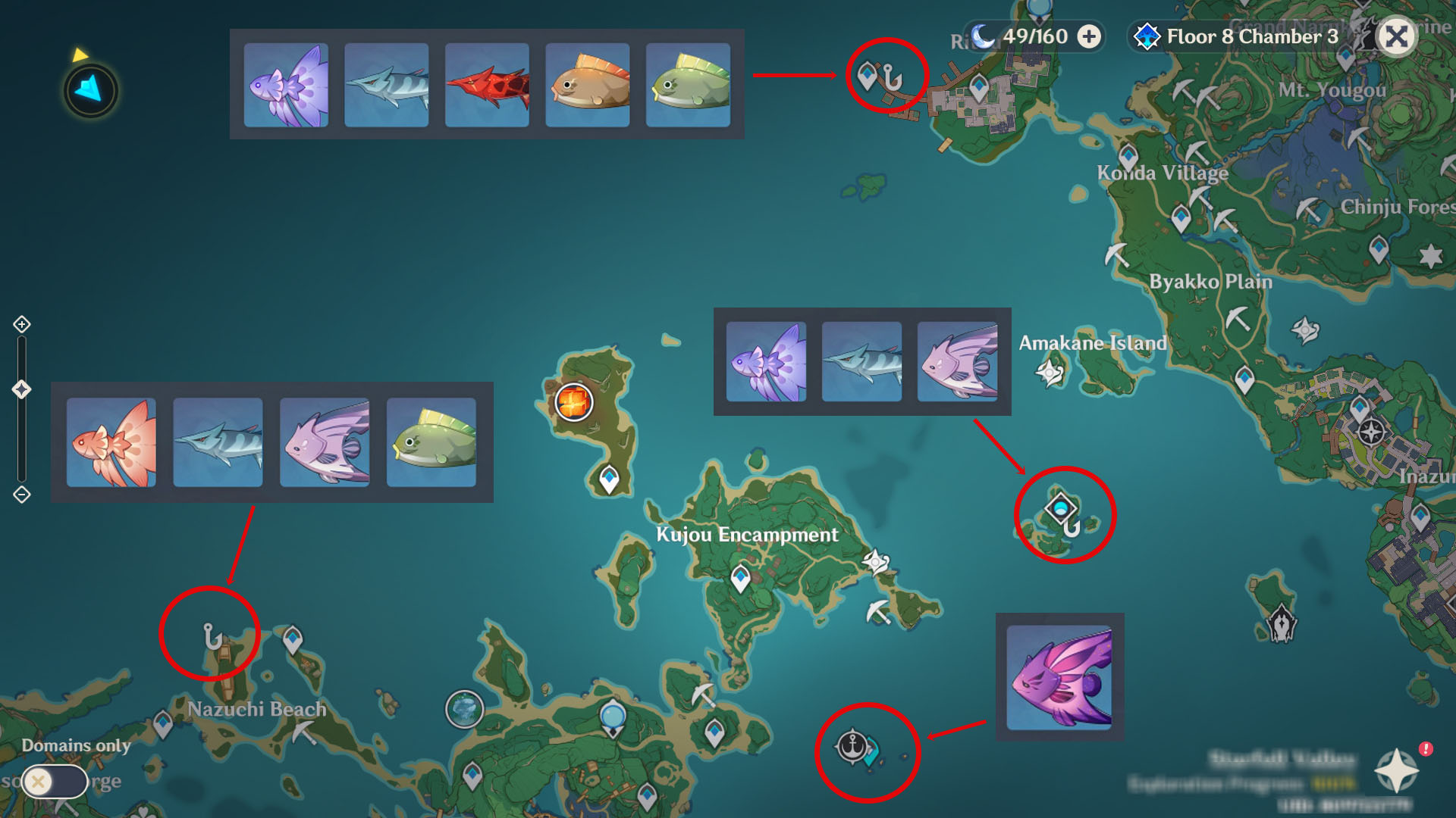 Fishing Locations in Genshin Impact