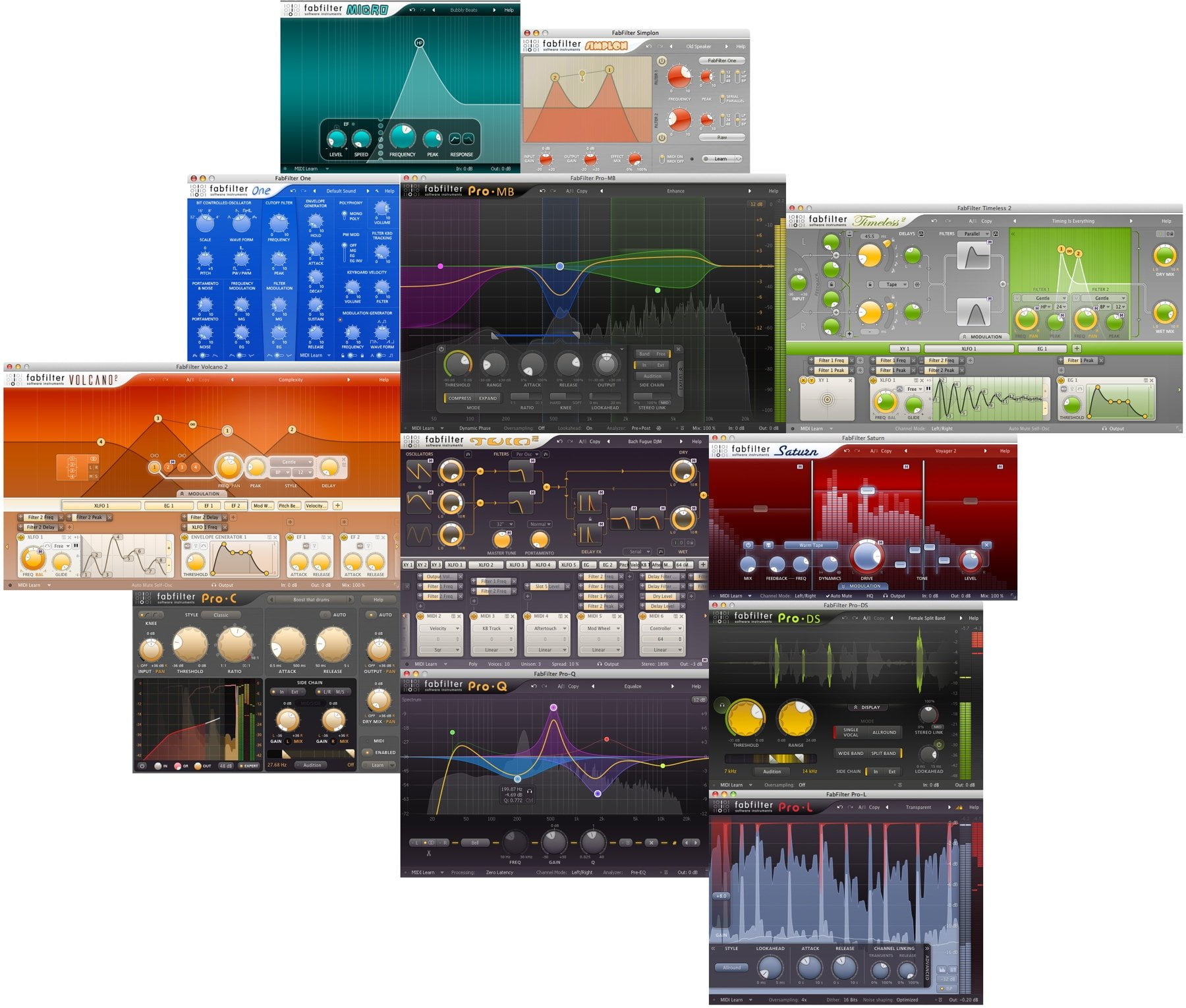 Twee varianten zijn vsti en vstfx. FabFilter Plugins Pack 23.11.2013 (AU/VST/VST3/RTAS) OSX - Plugintorrent.com