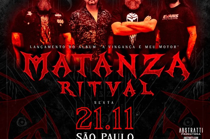 ⚡ Matanza Ritual: llega a São Paulo- Brazil con la gira “A vingança é meu Motor”.