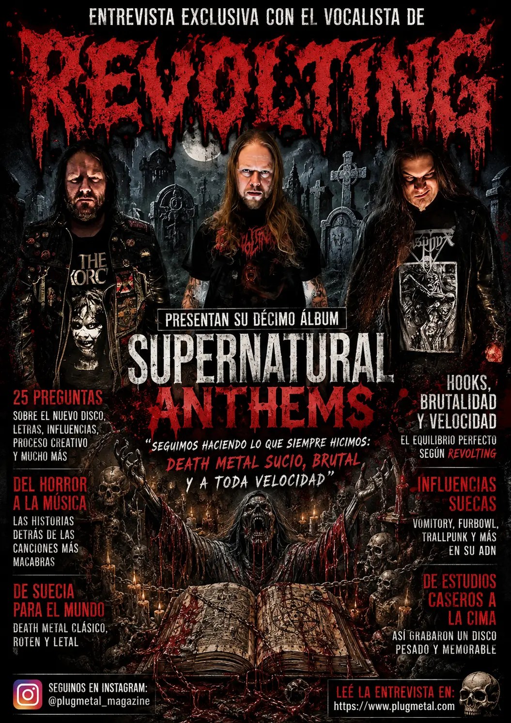 🎤 Entrevista Revolting: Lanzamiento del álbum “Supernatural Anthems”.