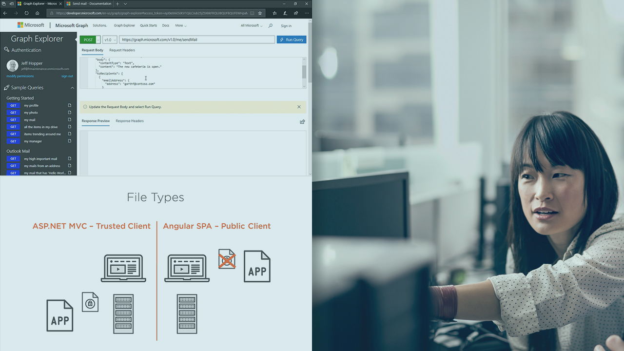 Have a name for your app? Microsoft Azure Developer Integrating An App Or Service With Microsoft Graph Pluralsight