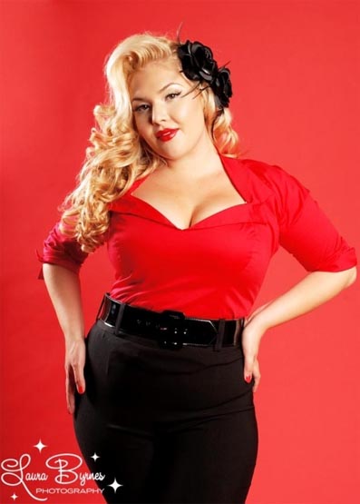 It's breathable and flare, beauties can wear it in summer, fall, matched with a coat in winter. Pinup Girl Clothing Collection Plus Size | American Plus