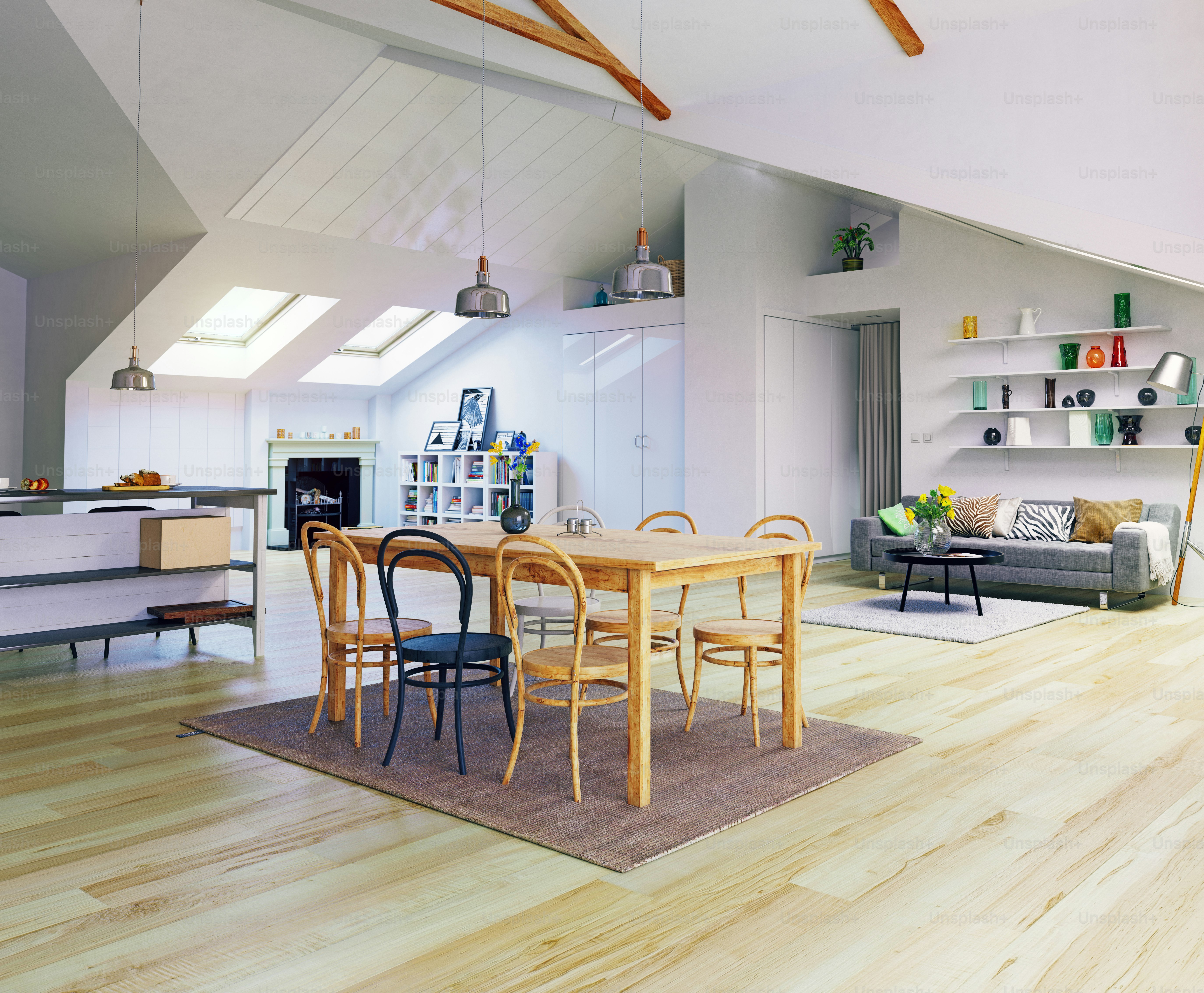 oddly shaped spaces in homes in Den Haag