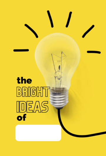 Pocket notebook for your Bright Ideas