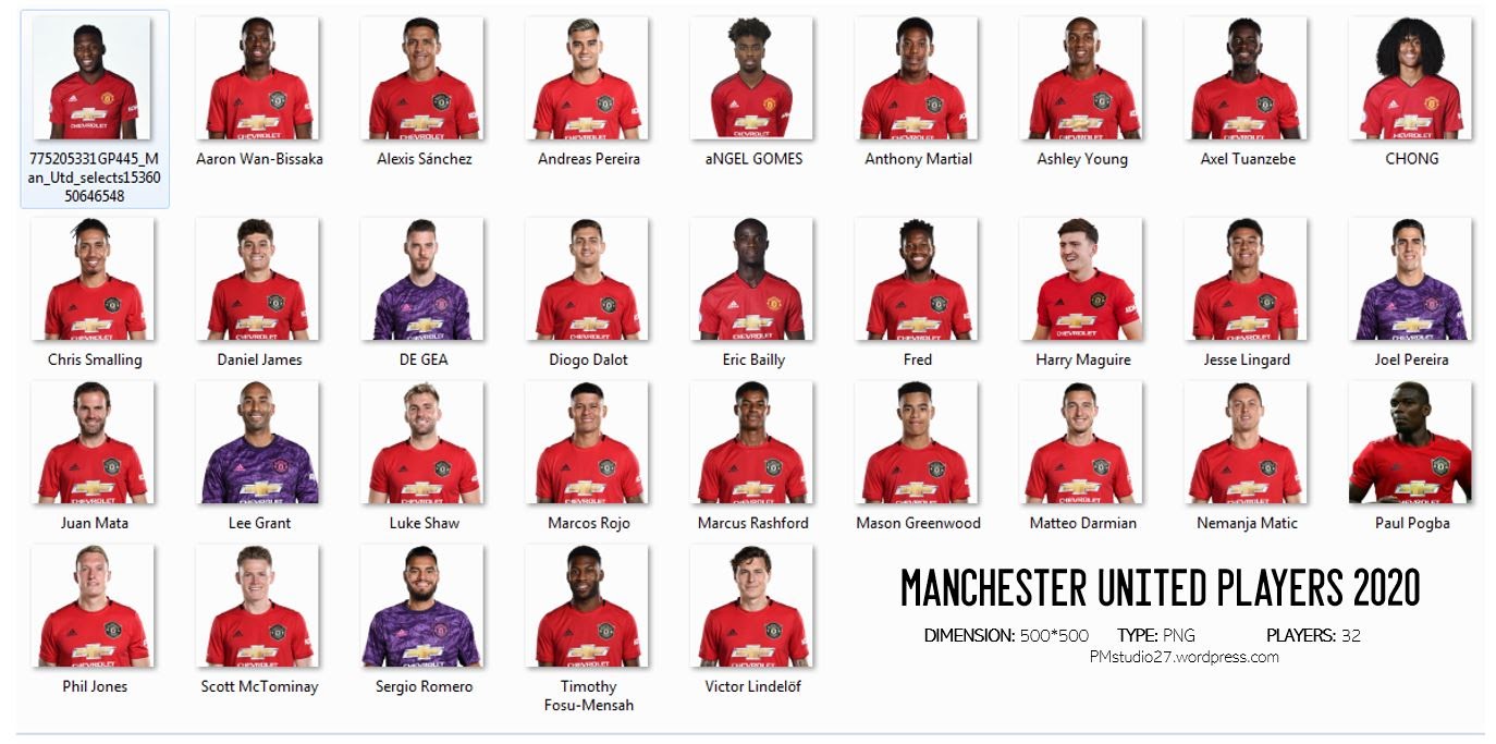 By fourfourtwo staff 19 days ago. Man United Download Player Portraits Free Font 2020 2021 Pm