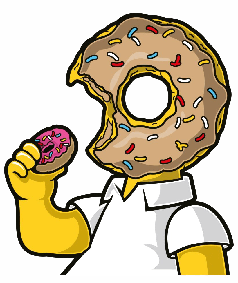 Simpsons Donut Transparent Background Novocom Top