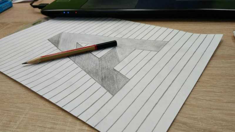 рисуем по клеточкам объемные рисунки