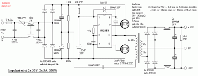 SMPS Simetris 2 x 35 v Non Regulated Untuk Amplifier | Pojok Elektronik