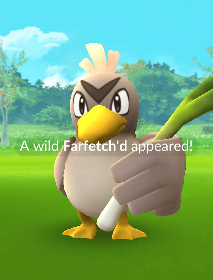 Version differences · certain pokemon in the crown tundra vary by versionnew · the rival who appears in the isle of armor depends on the version . Farfetchâd Now Available Worldwide in GO | PokÃ©Jungle