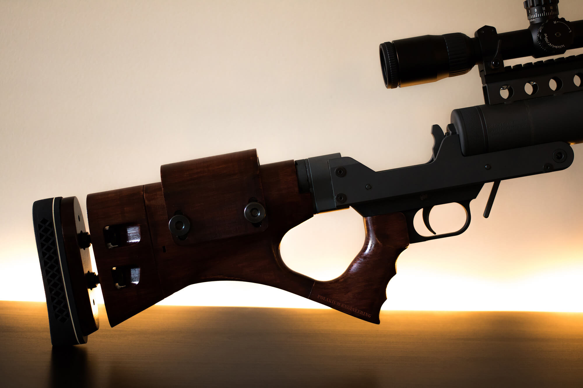Serbu RN50 Composite Wood Thumbhole Stock Polakium Engineering
