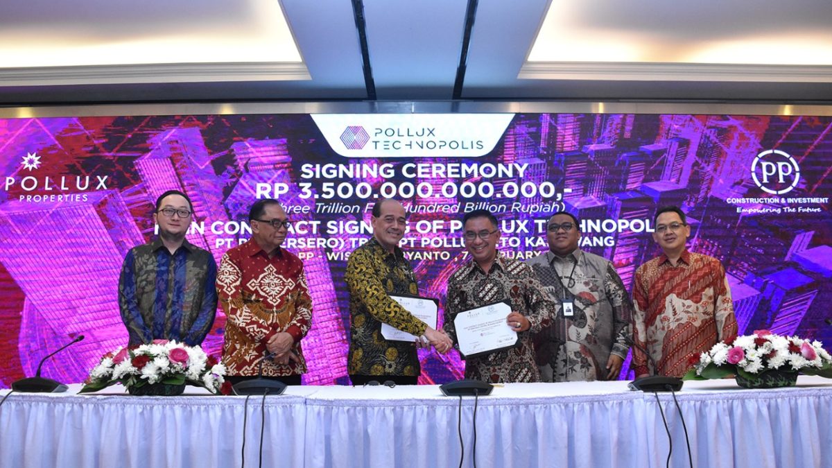 PT PP Menangkan Kontrak Rp3,5 Triliun Bangun Pollux Technopolis di Karawang  Jawa Barat – Pollux