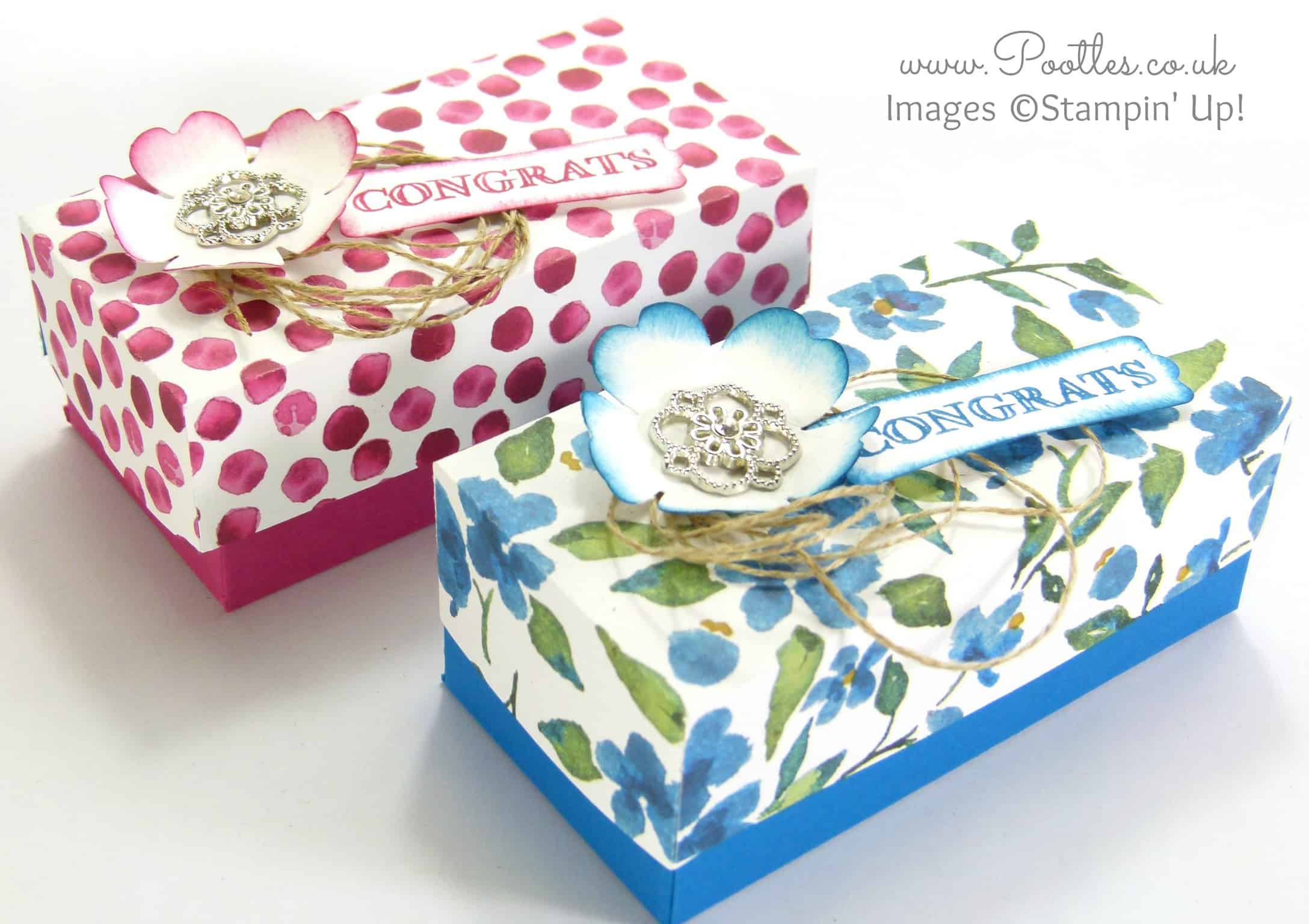 SpringWatch 2015 Rectangular Floral Lidded Box Tutorial | Stampin' Up ...