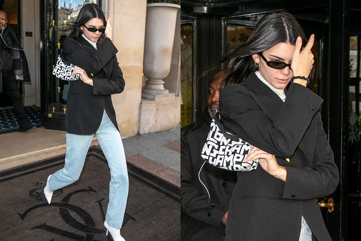 longchamp x kendall jenner