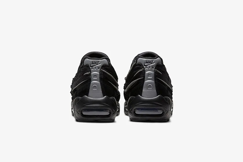 COMME des GARÇONS x Nike 聯名推出Air Max 95，極簡黑白中藏有滿滿細節！