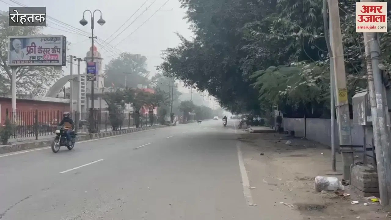 रोहतक में शीतलहर से कांपे हाड़, पार न्यूनतम 4 डिग्री पर पहुंचा  Latest Haryana News
