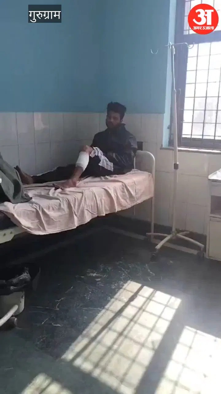 गुरुग्राम में पुलिस मुठभेड़ में बदमाश के पैर में लगी गोली, लूट की फिराक में था बहमाश  Latest Haryana News