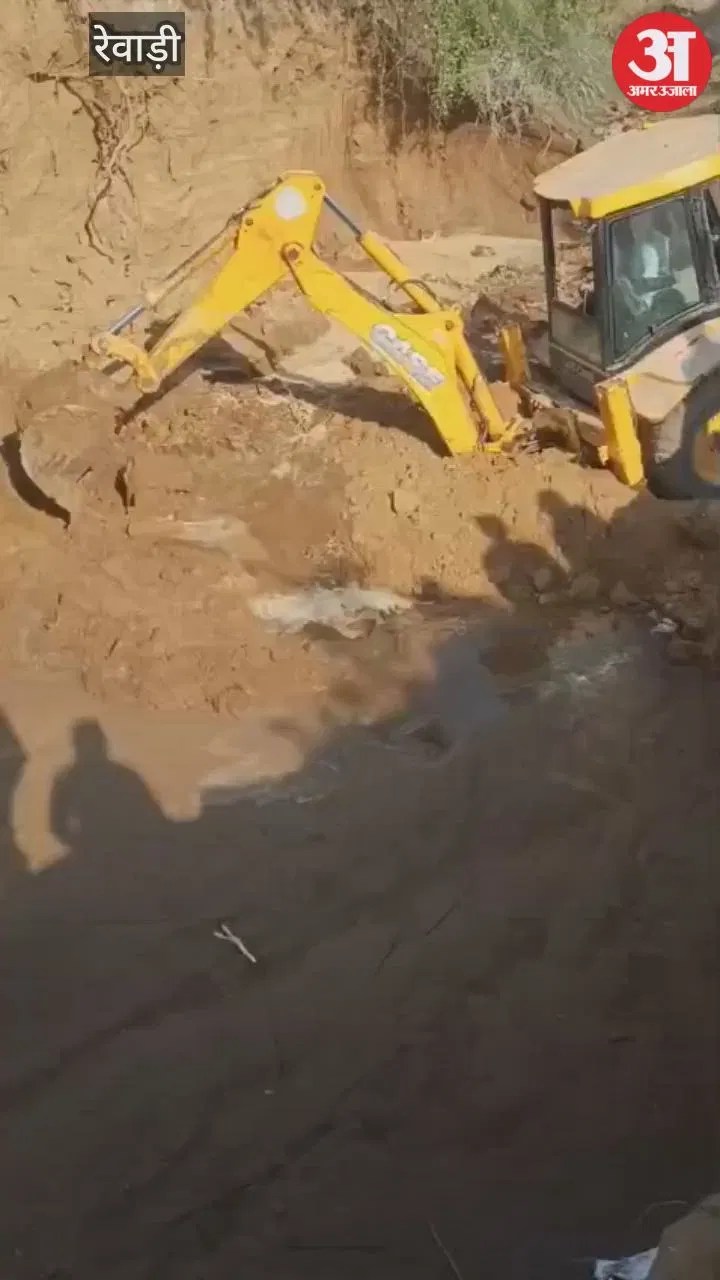 रेवाड़ी के नांगल मूंदी में पांच दिन में दूसरी बार टूटी नहर, 30 एकड़ फसल जलमग्न  Latest Haryana News