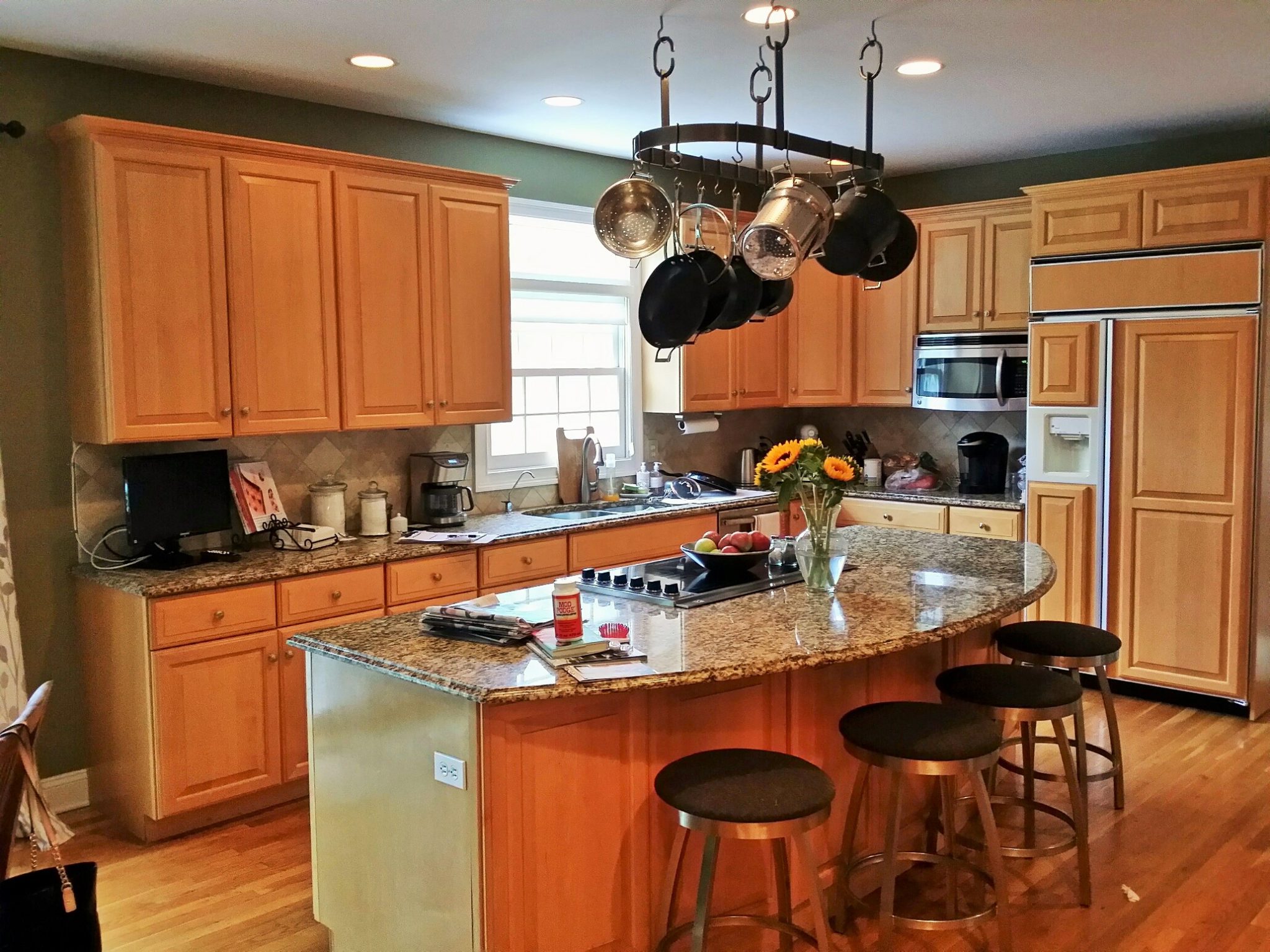 Cabinet refinishing & repair highlights. Kitchen Cabinet Renovation - Pound Ridge Painting Co. - Cabinet Refinishing and Renewal