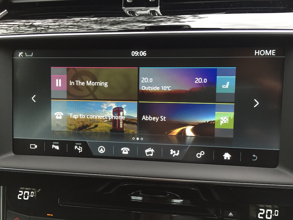 Infotainment Jaguar InControl Touch Pro review Practical Motoring