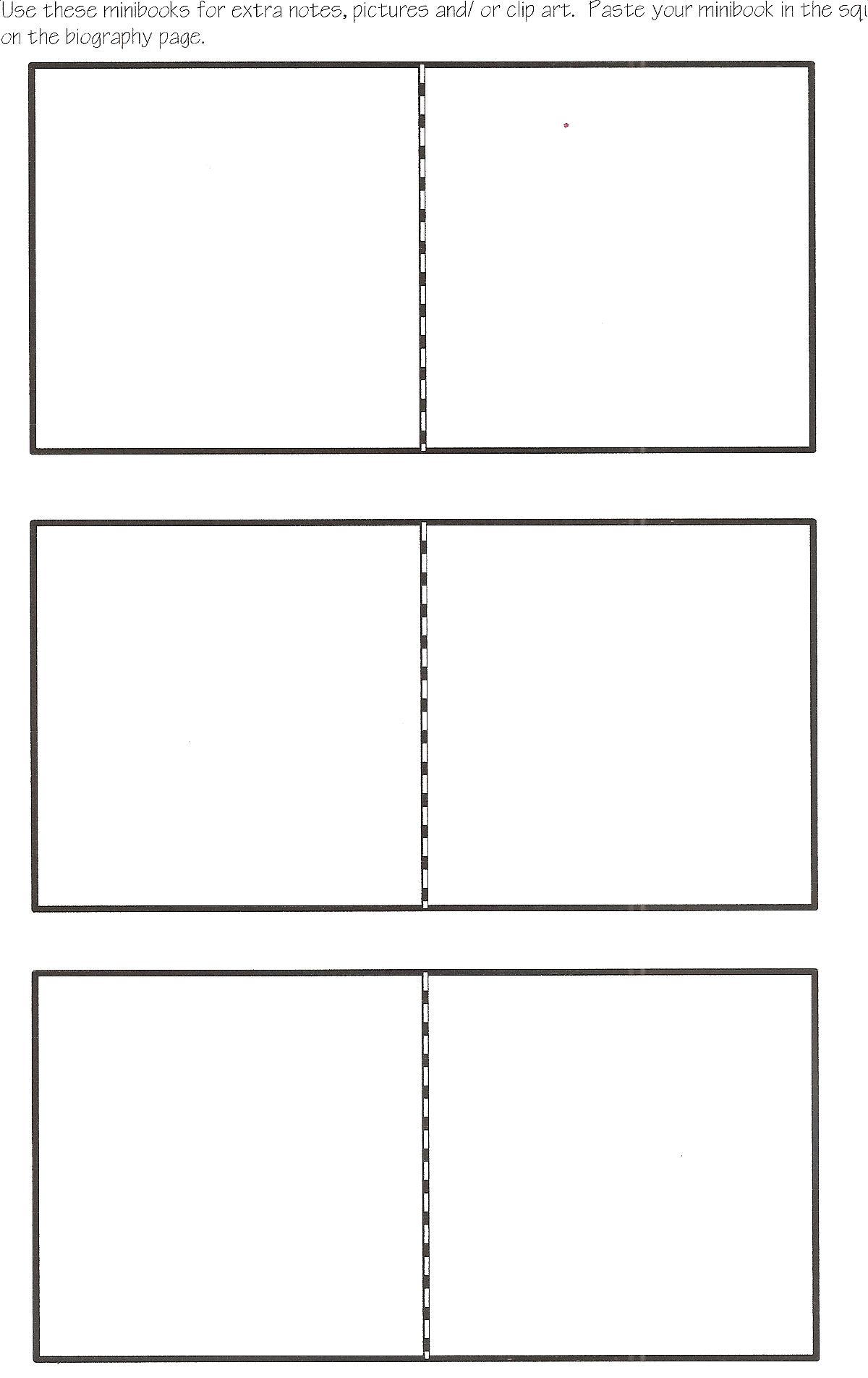 new biography notebook page templates practical pages