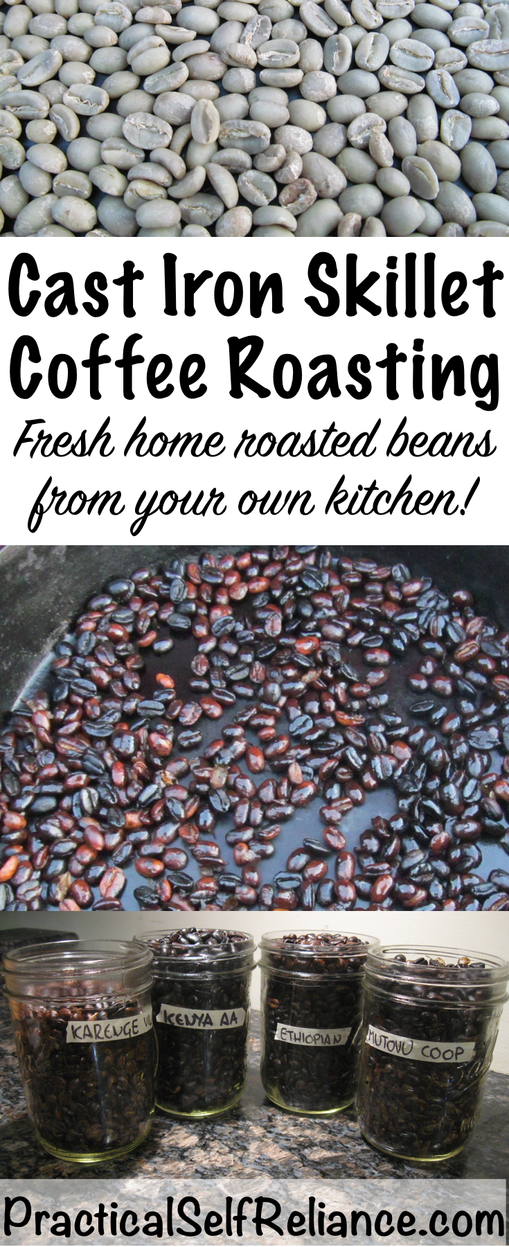 Cast Iron Coffee Roasting