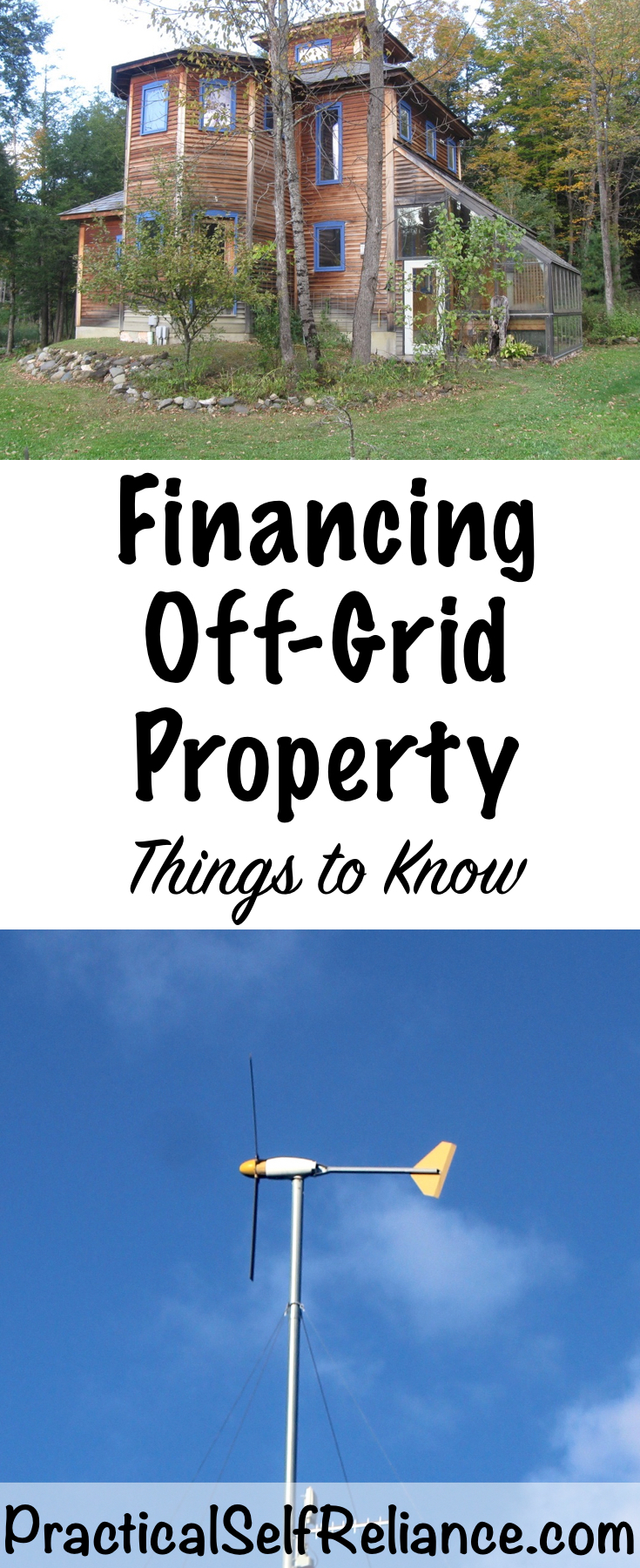 Financing Off Grid Property