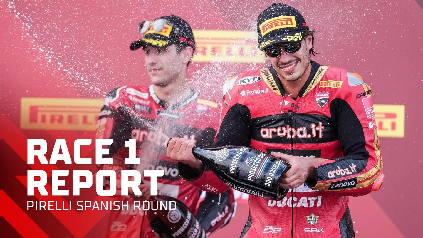 wsbk: Bulega arrasa para lograr su 50ª victoria en WorldSBK; Sam Lowes y Lecuona completan el podio