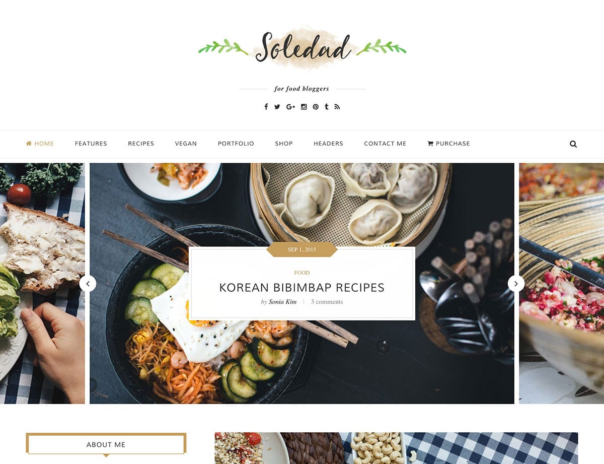 It has an orientation for blog writing a thus it is ideal for critics and writers. 15 Best WordPress Food Recipe Sharing Themes in 2020 - PremiumCoding