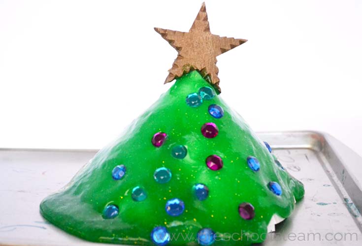 Shutterstock.com everyone loves the christmas tree—so long as it's standing p. Slime Christmas Tree A Preschool Stem Challenge