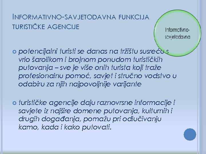 Ekonomika Turizma 5 Tematska Jedinica Turisticko Posrednistvo