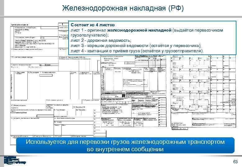 Транспортная железнодорожная накладная образец заполненный