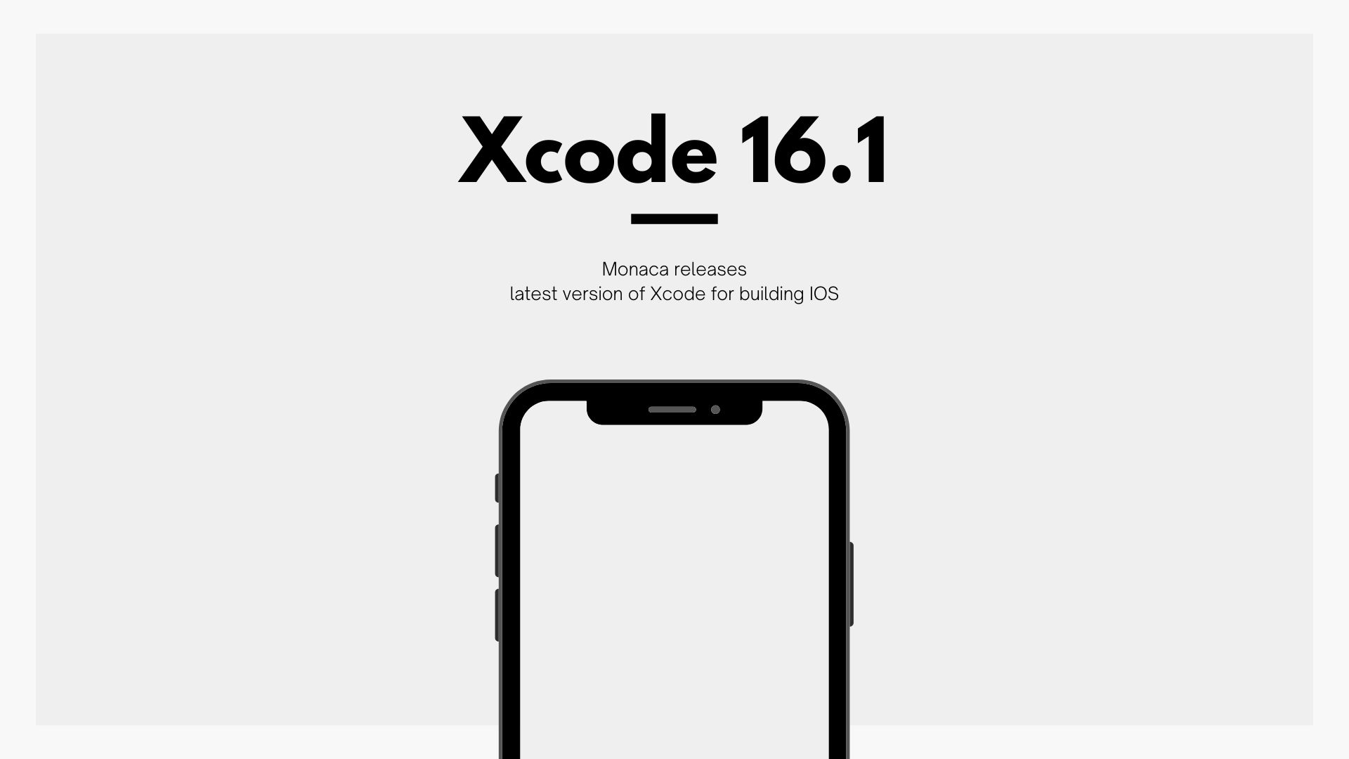 iOSアプリのビルドにおけるXcode 16.1.0サポートの開始について
